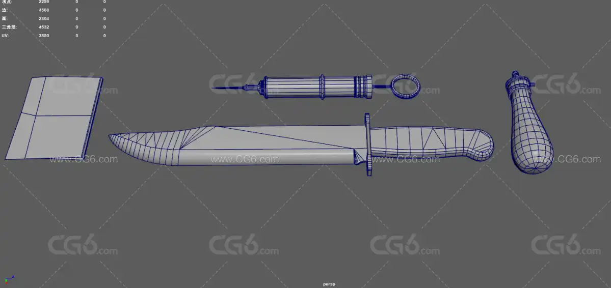 老式注射器 不锈钢注射器 医疗道具 刀 地图 短刀 剔刀 锥子把 野外生存道具 医用工...-13