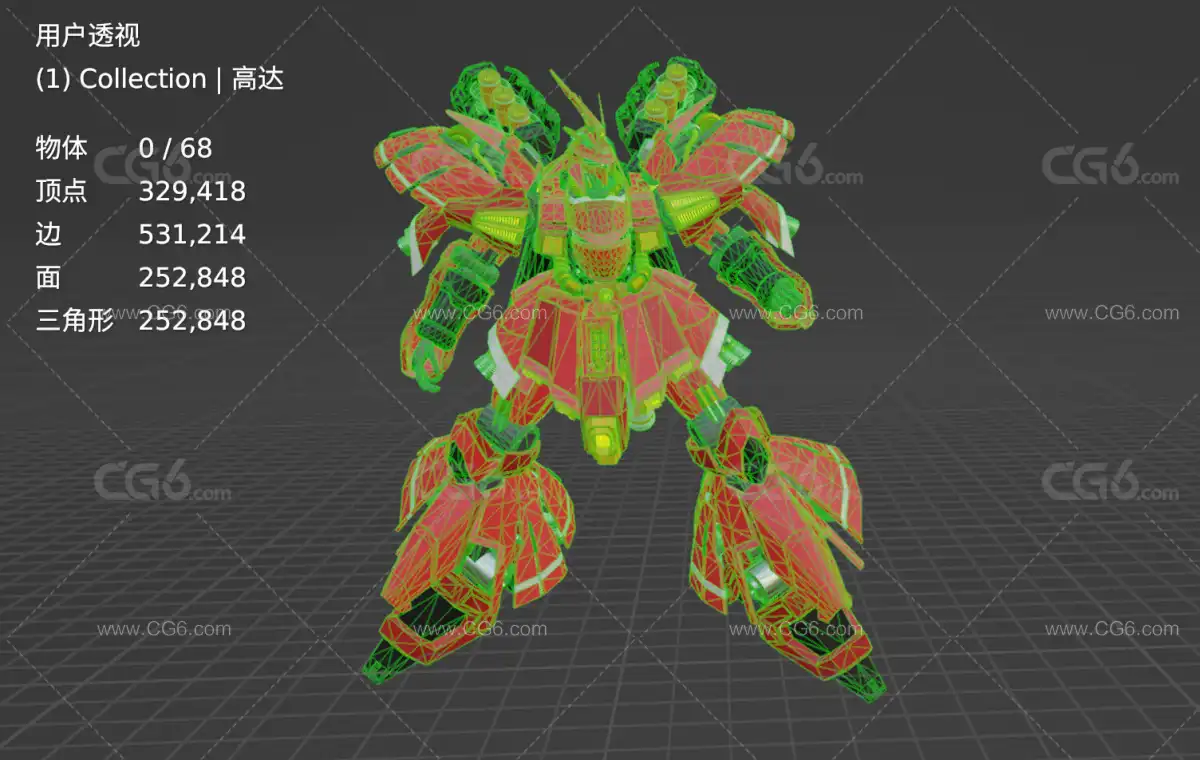 MSN-04沙扎比高达 机甲战士 机动战士高达 合金战士 机器人战士 科幻机甲战士变形金刚-8