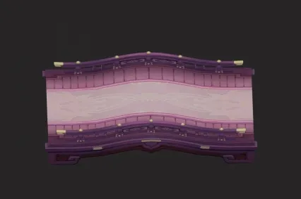 桥段 古代桥 长安桥段 木桥 石桥 奈何桥3D模型