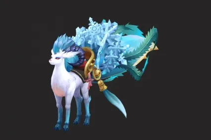 神木坐骑  神兽精灵坐骑 仙狐 仙家坐骑 灵宠3D模型