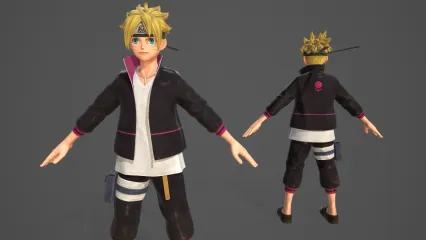 鸣人 火影忍者 火影武士 火影 动漫 漩涡鸣人 动画 日本电影3D模型