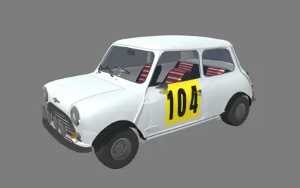 迷你库珀 Mini Cooper汽车 迷你汽车3D模型