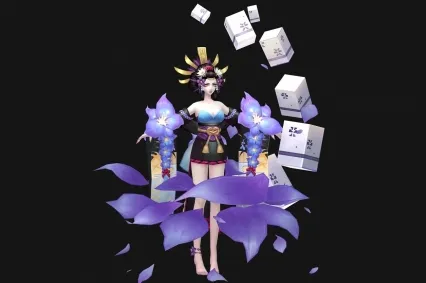 阎罗王女  冥界女子  鲜花魔女
