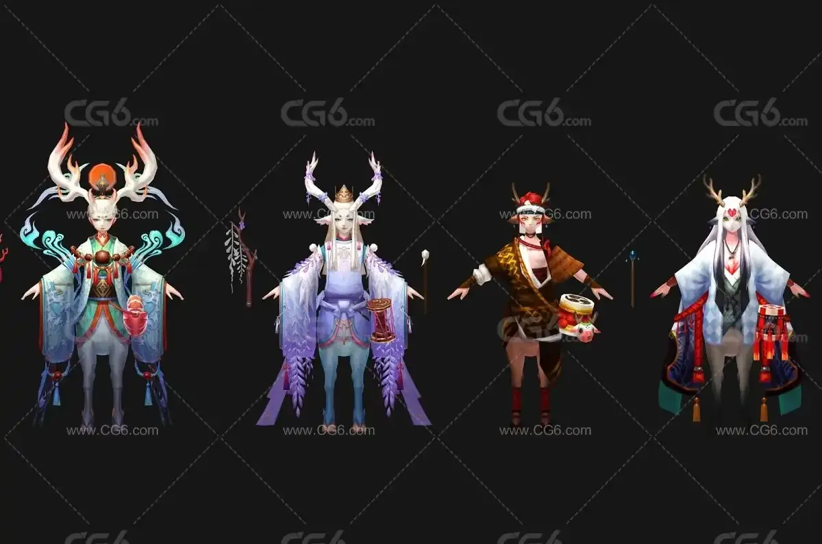 高阶兽人  阴阳角色  半人半妖-1