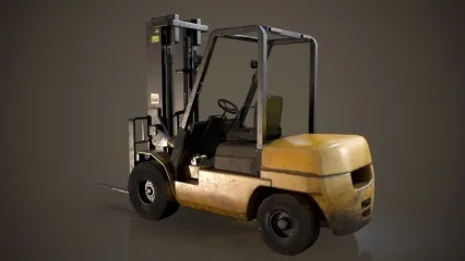叉车 写实叉车 搬运车 工程车 仓库叉车 特殊车辆 铲车 工程车3D模型