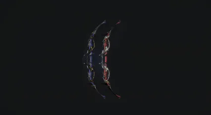 次世代武器弓箭 魔法弓箭3D模型