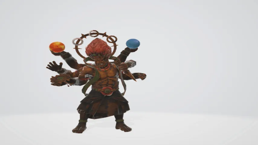 马哈噶啦 雕塑魔神