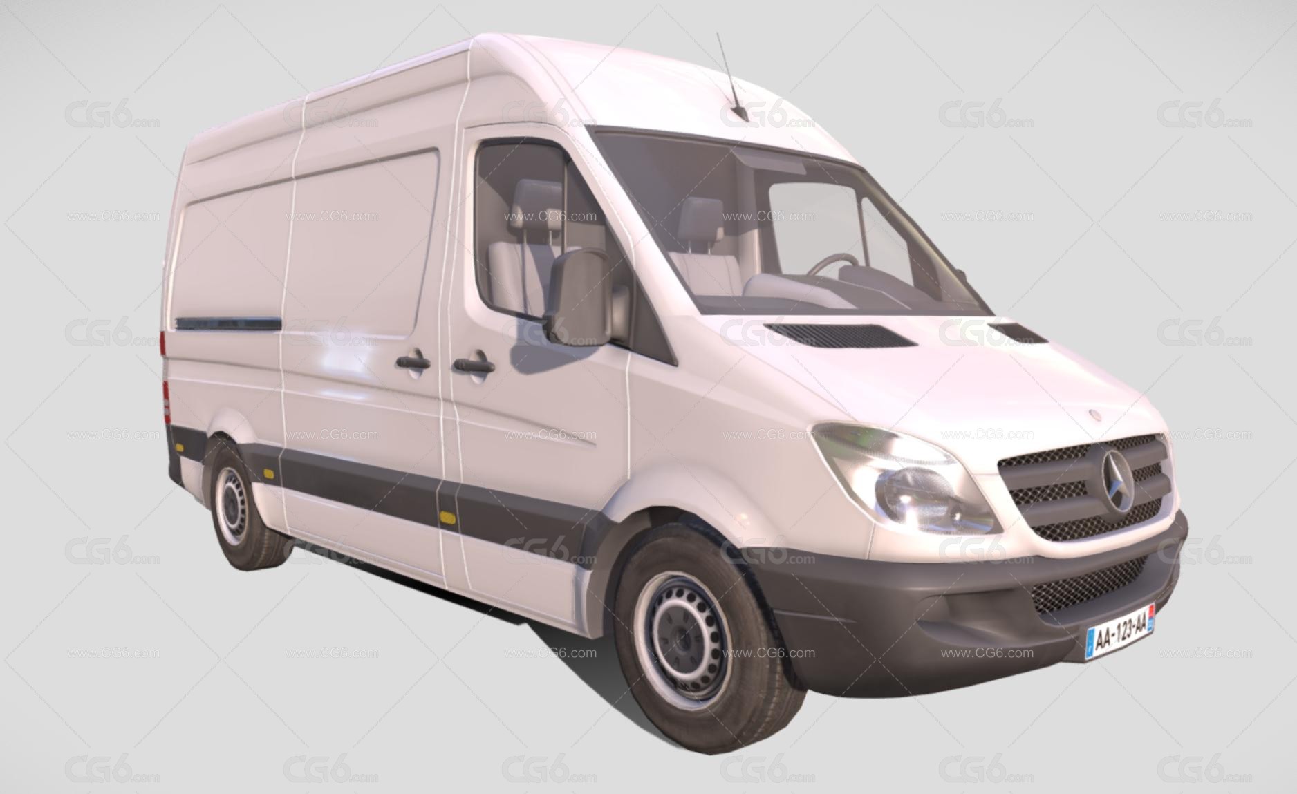 奔驰凌特汽车 Mercedes-Benz_Sprinter 商务车 MPV汽车 依维柯汽车 奔驰汽车梅赛德奔驰3D模型-5