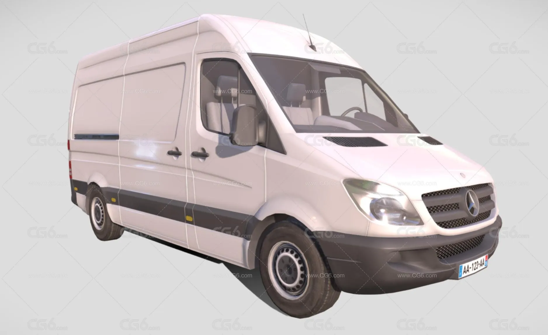 奔驰凌特汽车 Mercedes-Benz_Sprinter 商务车 MPV汽车 依维柯汽车 奔驰汽车梅赛德奔驰3D模型-5