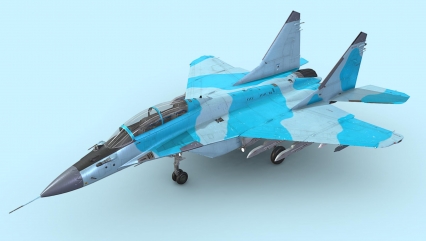 俄罗斯 米格35战斗机 Mig-35 米格-35 Mig35战斗机 MIG35D双座型战斗机3D模型