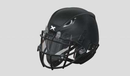 PBR橄榄球头盔 Riddell SpeedFlex 美式橄榄球头盔 橄榄球 体育用品 棒球头盔 防护头盔 安全头盔3D模型