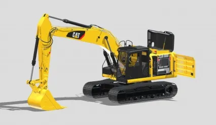 CAT323 EL 中型挖掘机 挖土机 挖机 履带式挖掘机 机械手臂 工程车 反铲挖掘机 钩机 工程机械3D模型