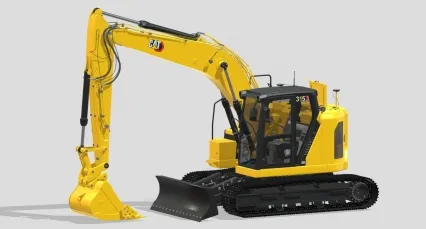 CAT315中型挖掘机 挖土机 挖机 履带式挖掘机 机械手臂 工程车 反铲挖掘机 钩机 工程机械3D模型