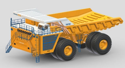 Belaz 75710 卡车工程车 大型运输自翻车 翻斗车 运输车 大卡车 货车 土方车 工程机械 自卸车3D模型