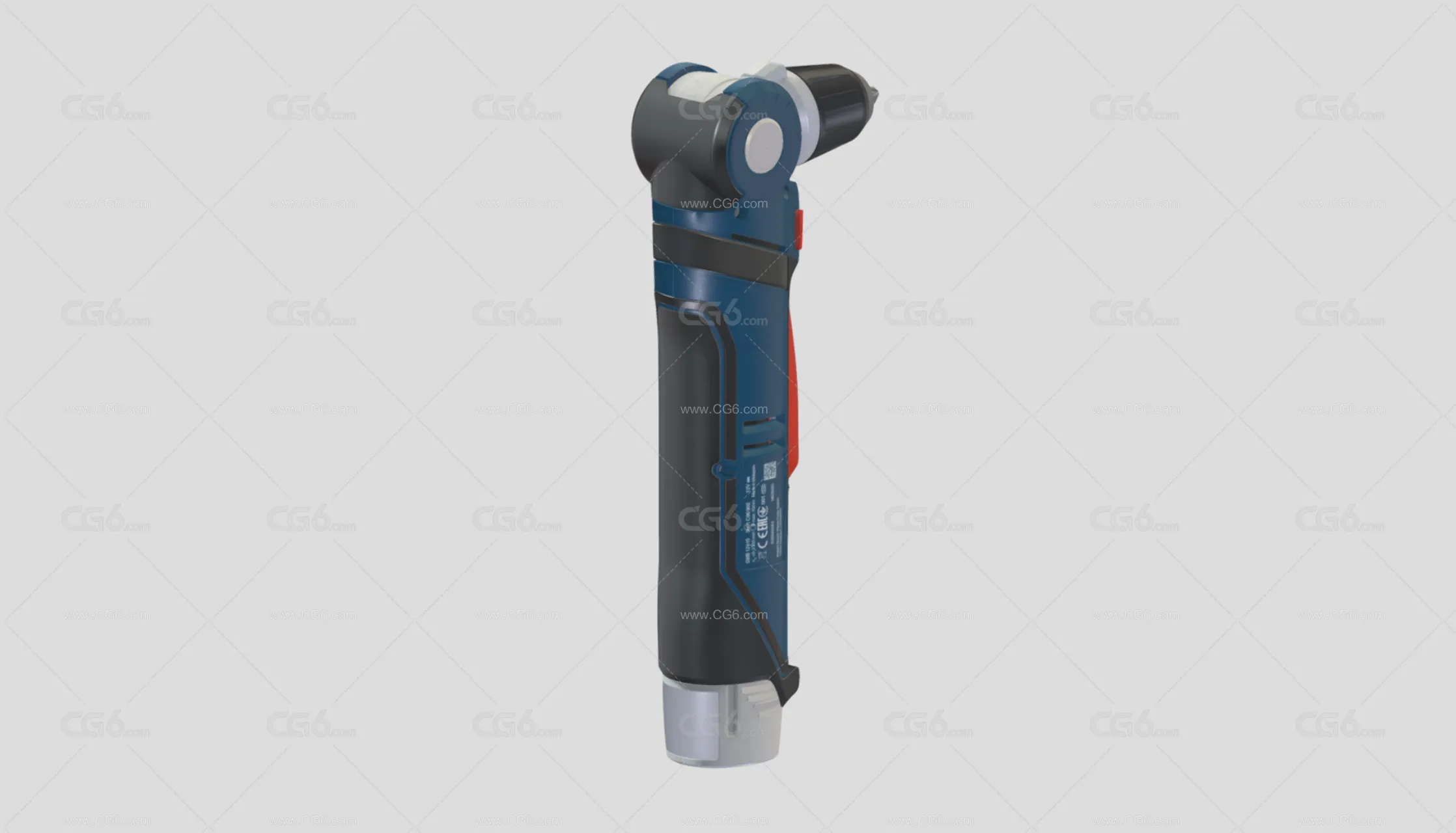 无线电钻 手持电钻 手电钻 无线角钻 五金工具 装修工具3D模型-2