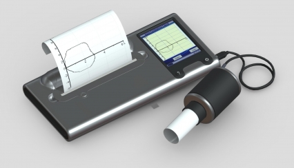 医用肺活量测试仪 医用仪器 血压仪3D模型