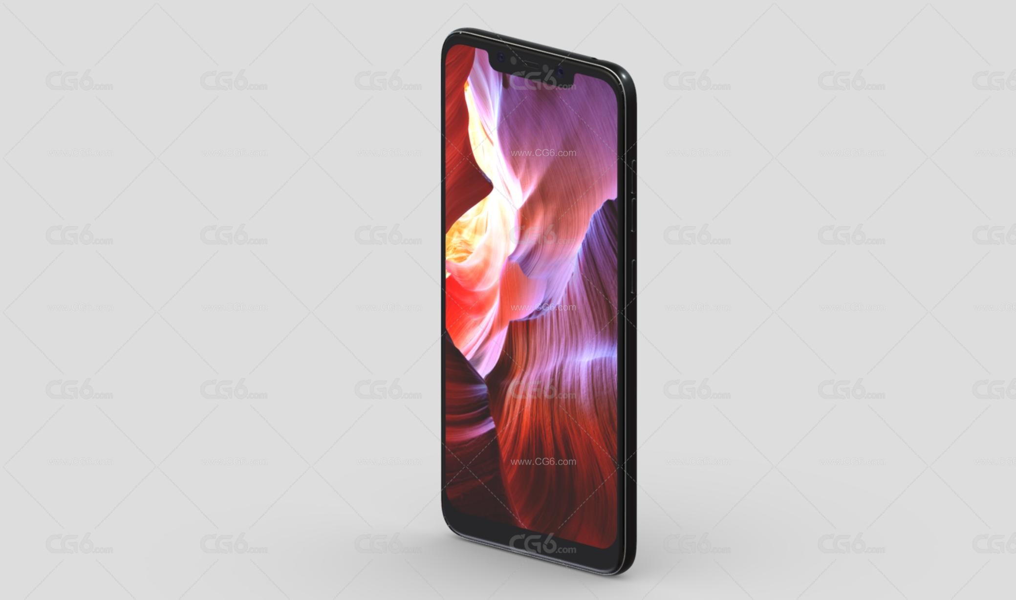 小米手机 poco手机 智能手机 大屏手机 安卓手机 Xiaomi Pocophone F1手机3D模型-3