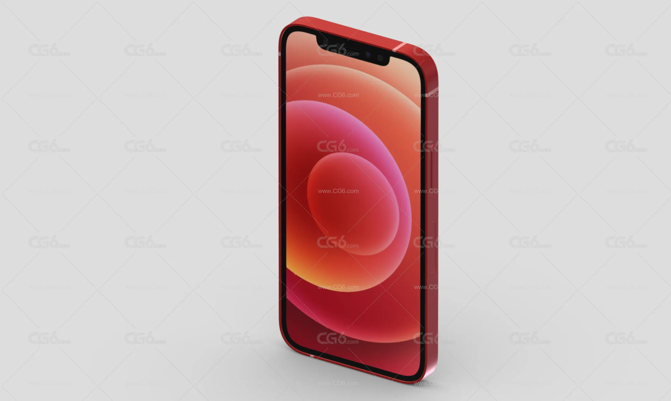 苹果迷你12红色手机 苹果手机 智能手机 Apple iPhone 12 Mini Red 12手机模型-3