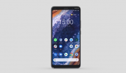 诺基亚手机 全面屏手机 智能手机 大屏手机 安卓手机Nokia 9 PureView手机3D模型