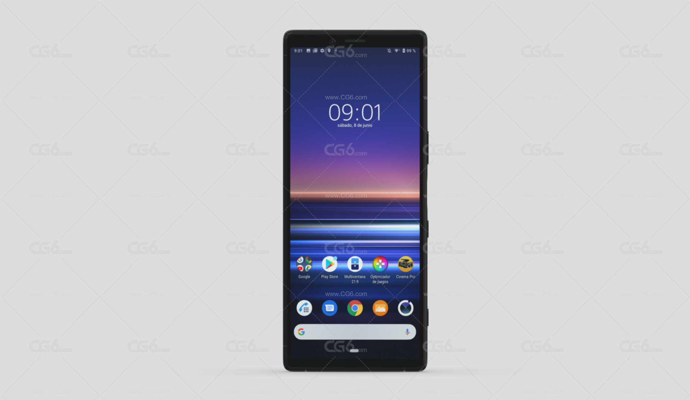 Sony Xperia 1 索尼手机 智能手机 大屏手机 安卓手机3D模型-1