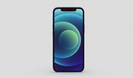 蓝色苹果迷你12手机 苹果手机 智能手机 Apple iPhone 12 Mini Blue12手机模型