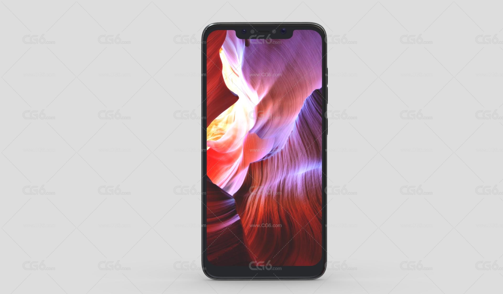 小米手机 poco手机 智能手机 大屏手机 安卓手机 Xiaomi Pocophone F1手机3D模型-1