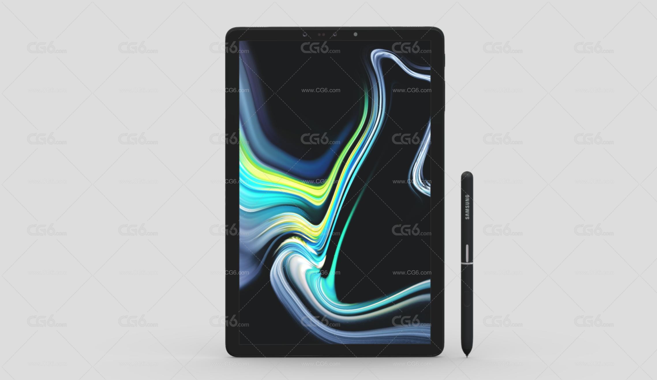 Samsung Galaxy Tab S4 三星平板电脑Tab S4 三星掌上电脑3D模型-1