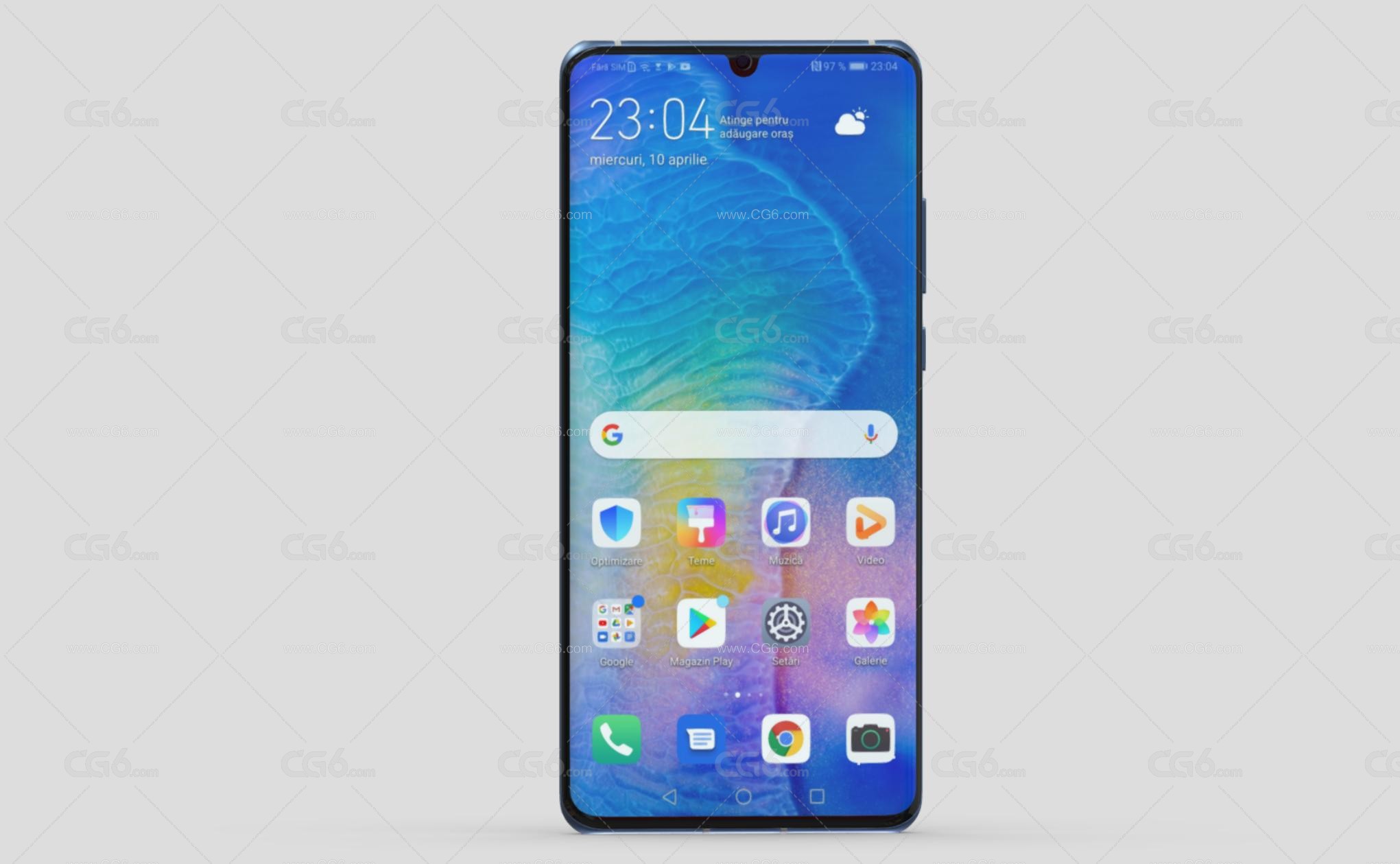 华为P30pro手机 全面屏手机 智能手机 大屏手机 安卓手机 Huawei P30 Pro手机3D模型-1