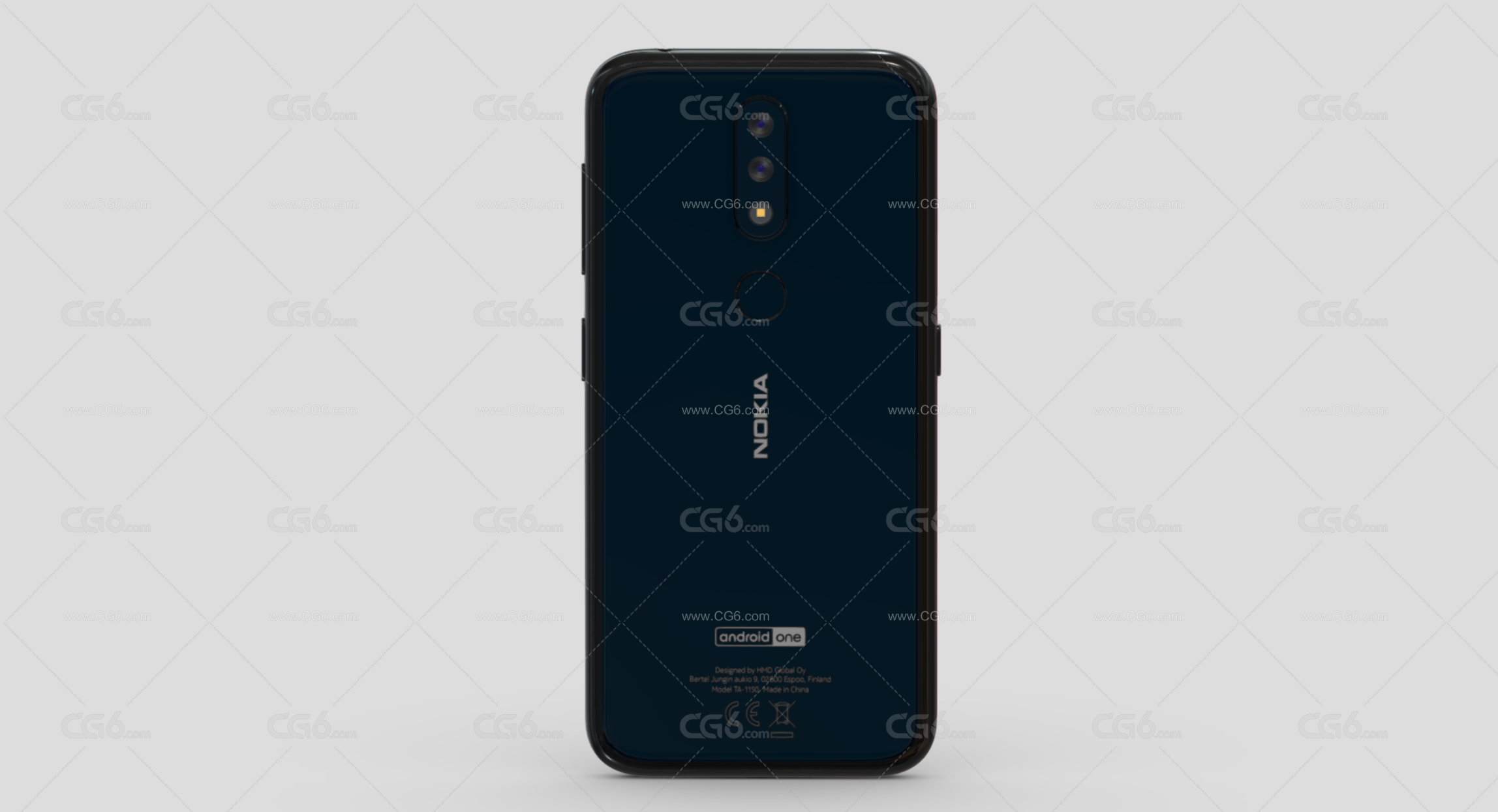 诺基亚手机 全面屏手机 智能手机 大屏手机 安卓手机Nokia 4.2手机3D模型-2