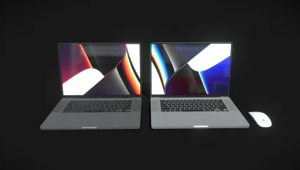 Apple MacBook Pro 苹果16寸笔记本电脑 mac电脑 2021年苹果笔记本电脑3D模型