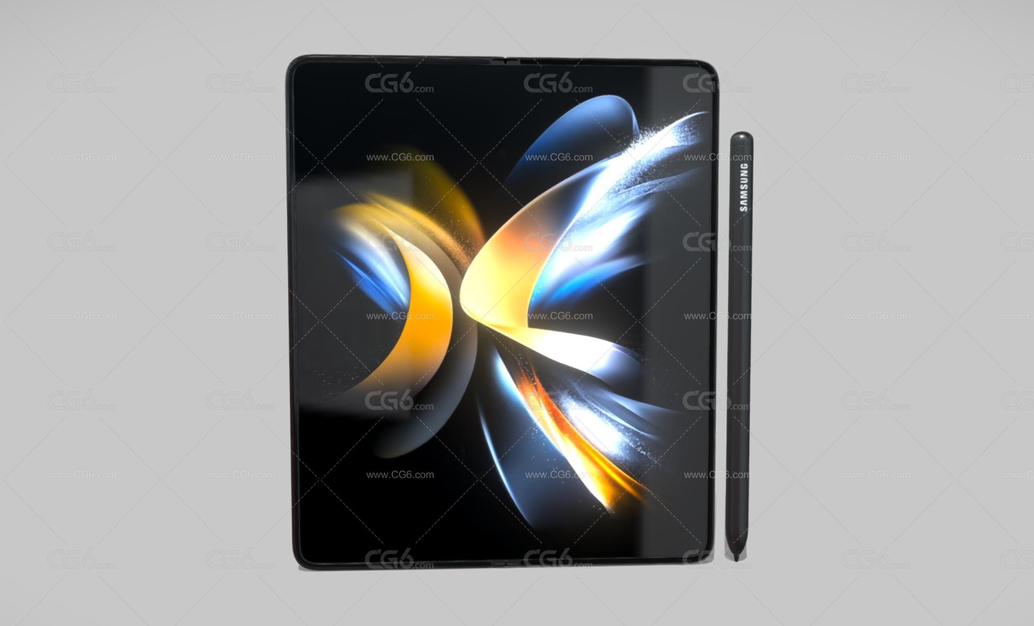 三星手机 折叠屏手机 智能手机 大屏手机 三星S23Ultra手机 Samsung Galaxy Z Fold手机3D模型-3
