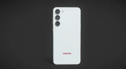 三星手机 全面屏手机 智能手机 大屏手机 三星S23 Plus手机 Samsung Galaxy手机3D模型