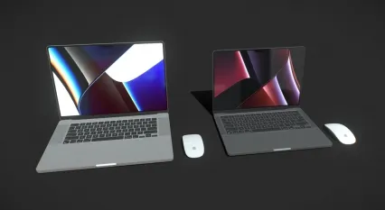 Apple MacBook Pro 苹果14寸笔记本电脑 16寸笔记本电脑 mac电脑 苹果笔记本电脑3D模型