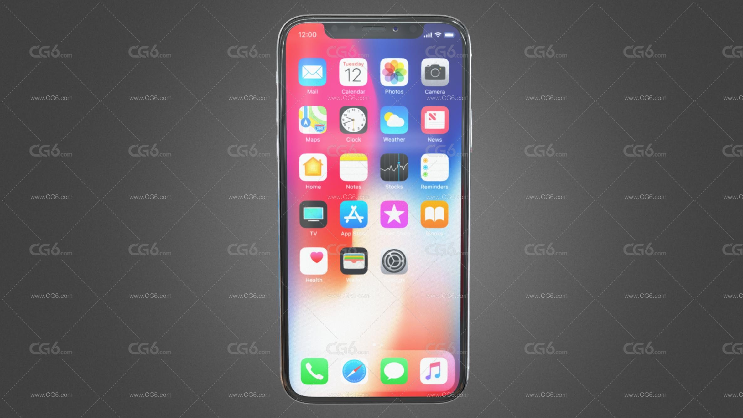 苹果X手机 苹果手机 智能手机 全面屏手机 Apple iPhone X手机模型-1