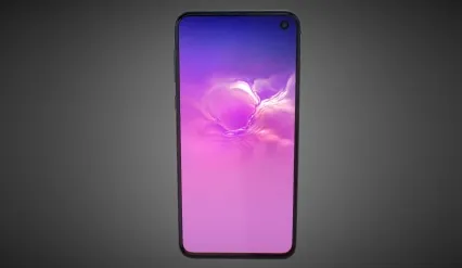 三星手机 全面屏手机 智能手机 大屏手机 三星S10E手机 Samsung Galaxy手机3D模型