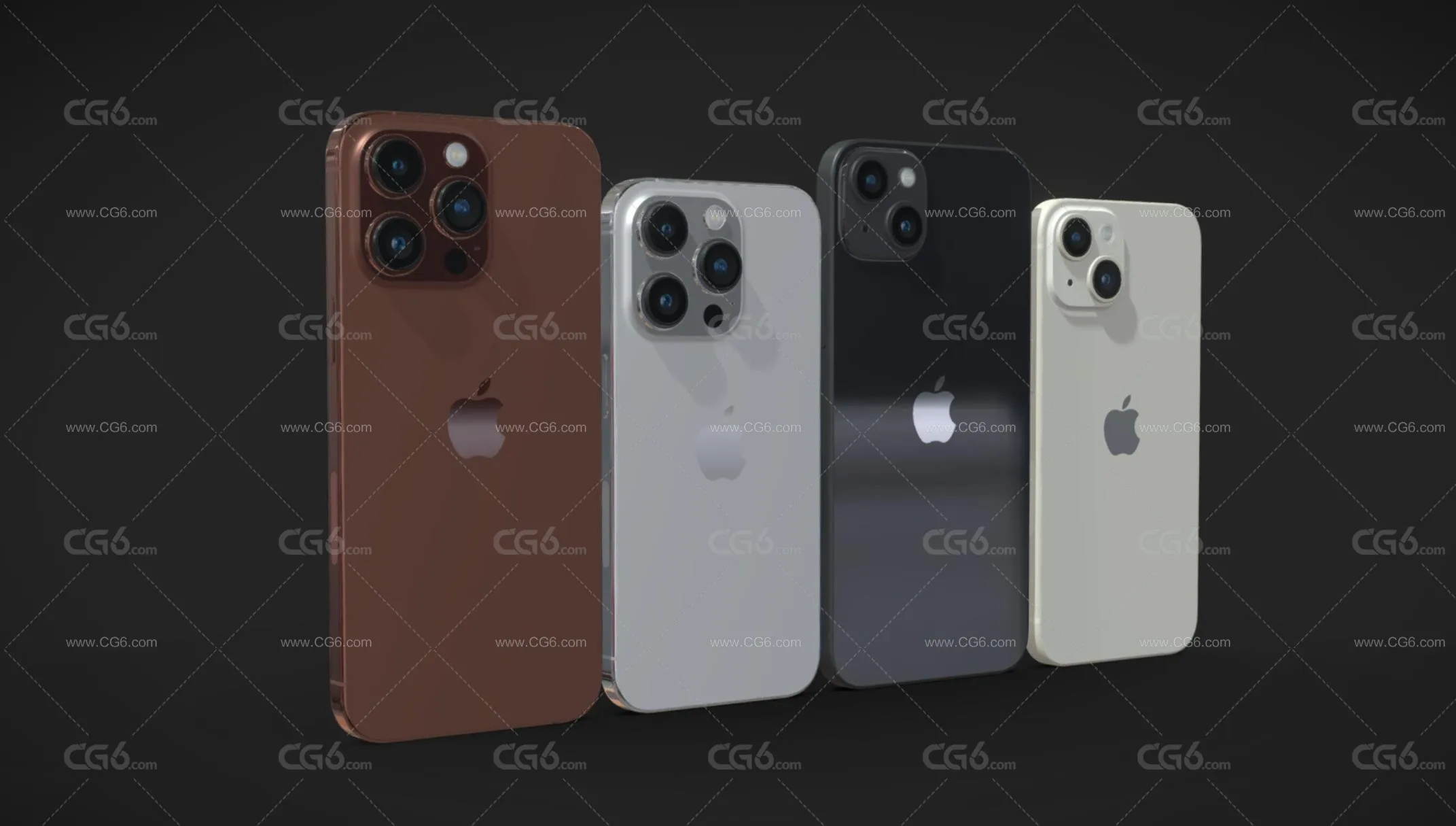 苹果15手机 苹果手机 智能手机 全面屏手机 Apple iPhone 15手机3D模型-2