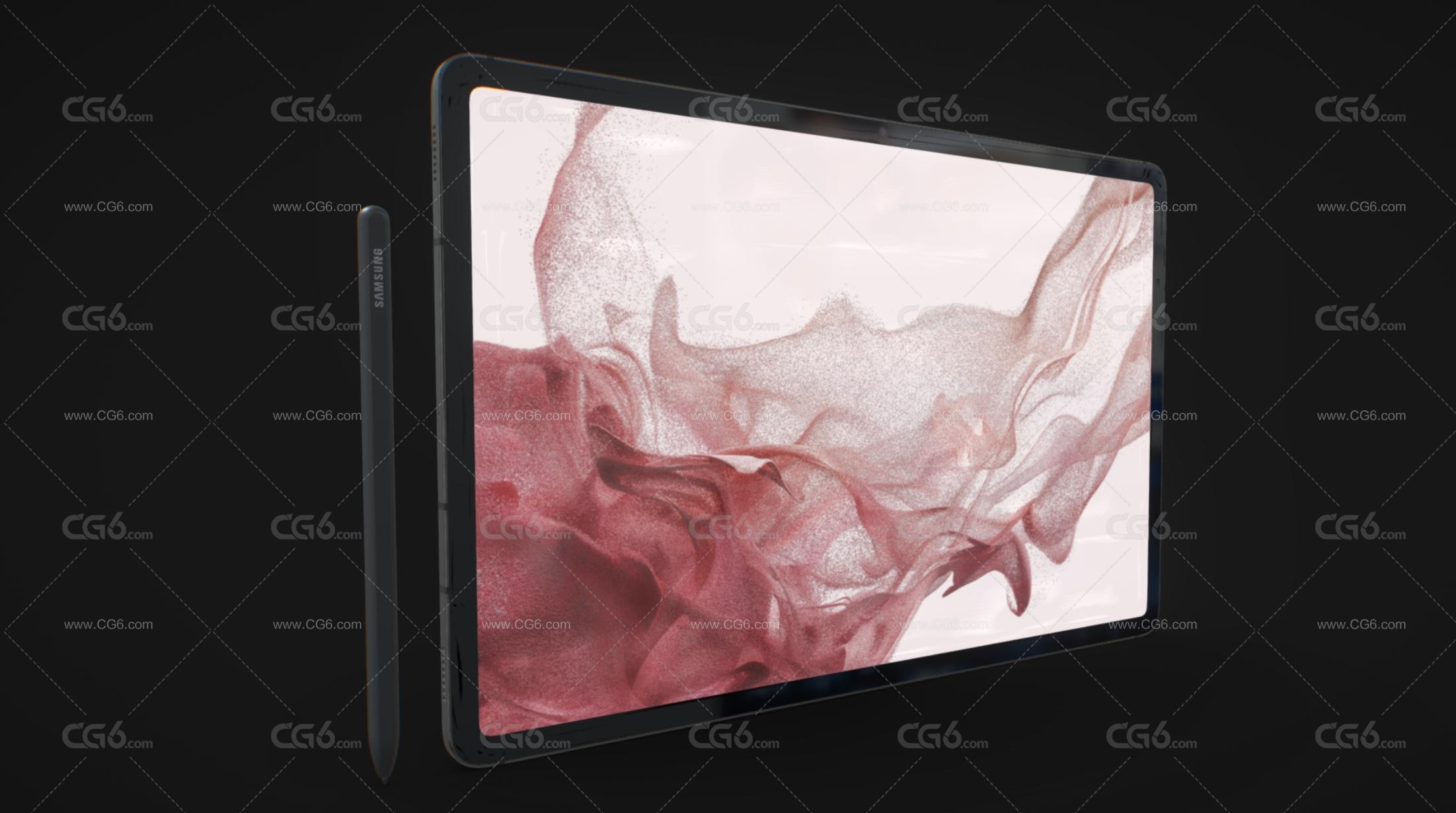 Samsung Galaxy Tab S8 Plus三星平板电脑Tab 三星掌上电脑 手绘平板 智能平板3D模型-2