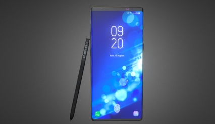 三星手机 全面屏手机 智能手机 大屏手机 三星Note 9手机 Samsung Galaxy手机3D模型