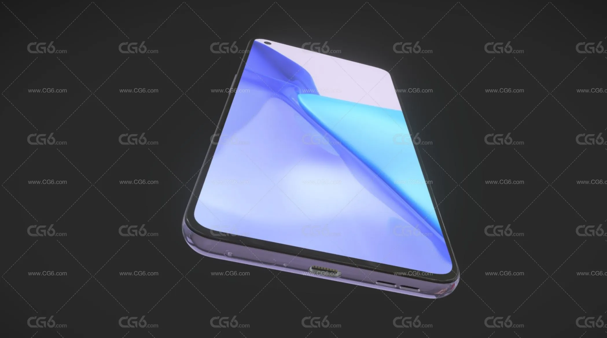 一加手机 全面屏手机 智能手机 大屏手机 安卓手机 One Plus 9手机3D模型-4
