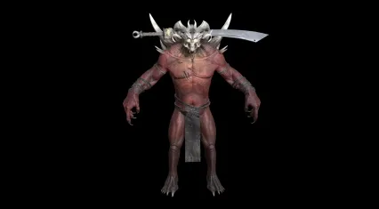 PBR次世代末日使者  死神 恶魔 游戏角色 地狱妖怪 BOSS 怪物 恶灵 魔王 恐怖 妖魔 戒灵 妖兽3D模型