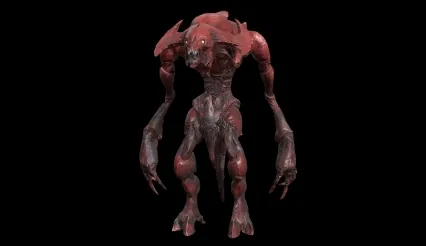 PBR材质外星生物 怪物 妖怪 恶魔 外星人 外星物种 怪兽 妖魔 变异生物3D模型