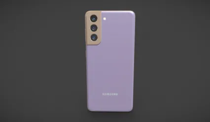 三星手机 智能手机 全面屏大屏手机 三星S21手机 Samsung Galaxy手机3D模型