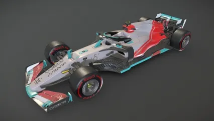 F1方程式赛车 F1电动汽车 电动F1赛车 F1赛车 跑车 一级方程式跑车3D模型