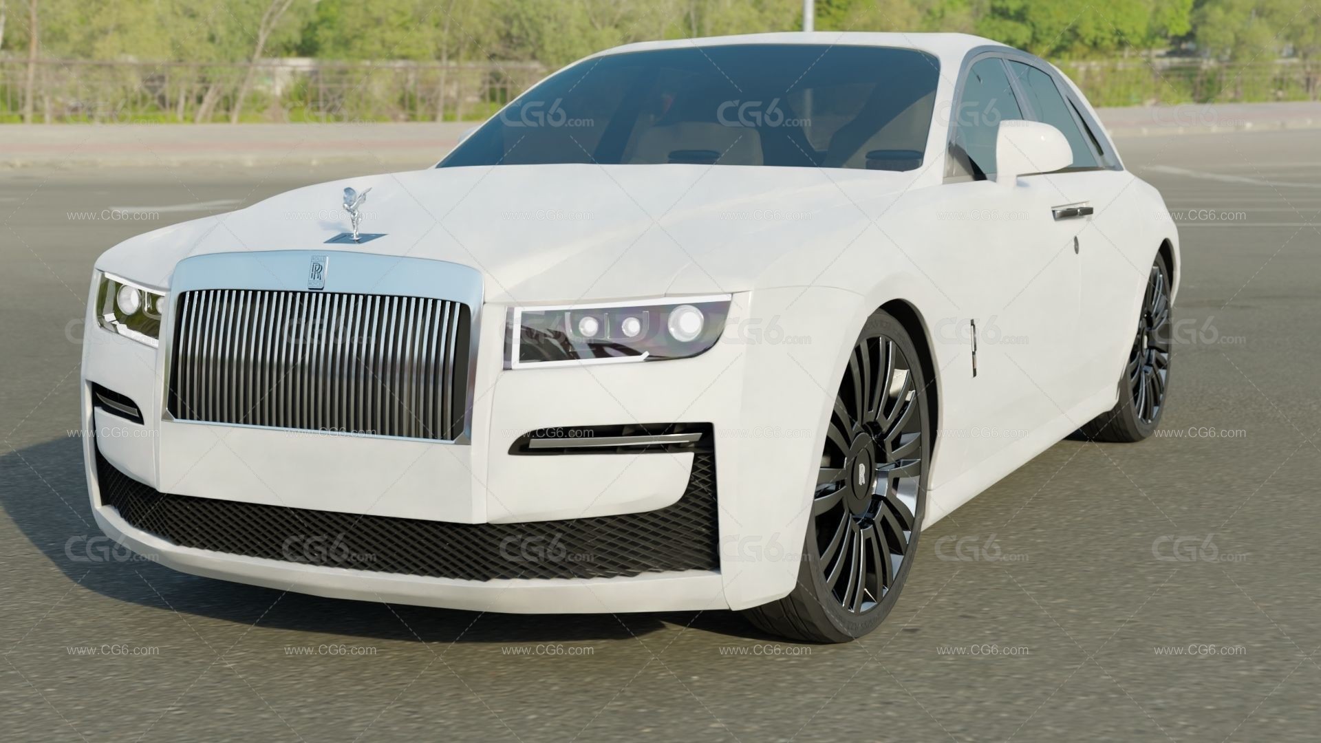 2020Rolls-RoyceGhost全新劳斯莱斯幻影汽车 豪华汽车带内饰3D模型-7