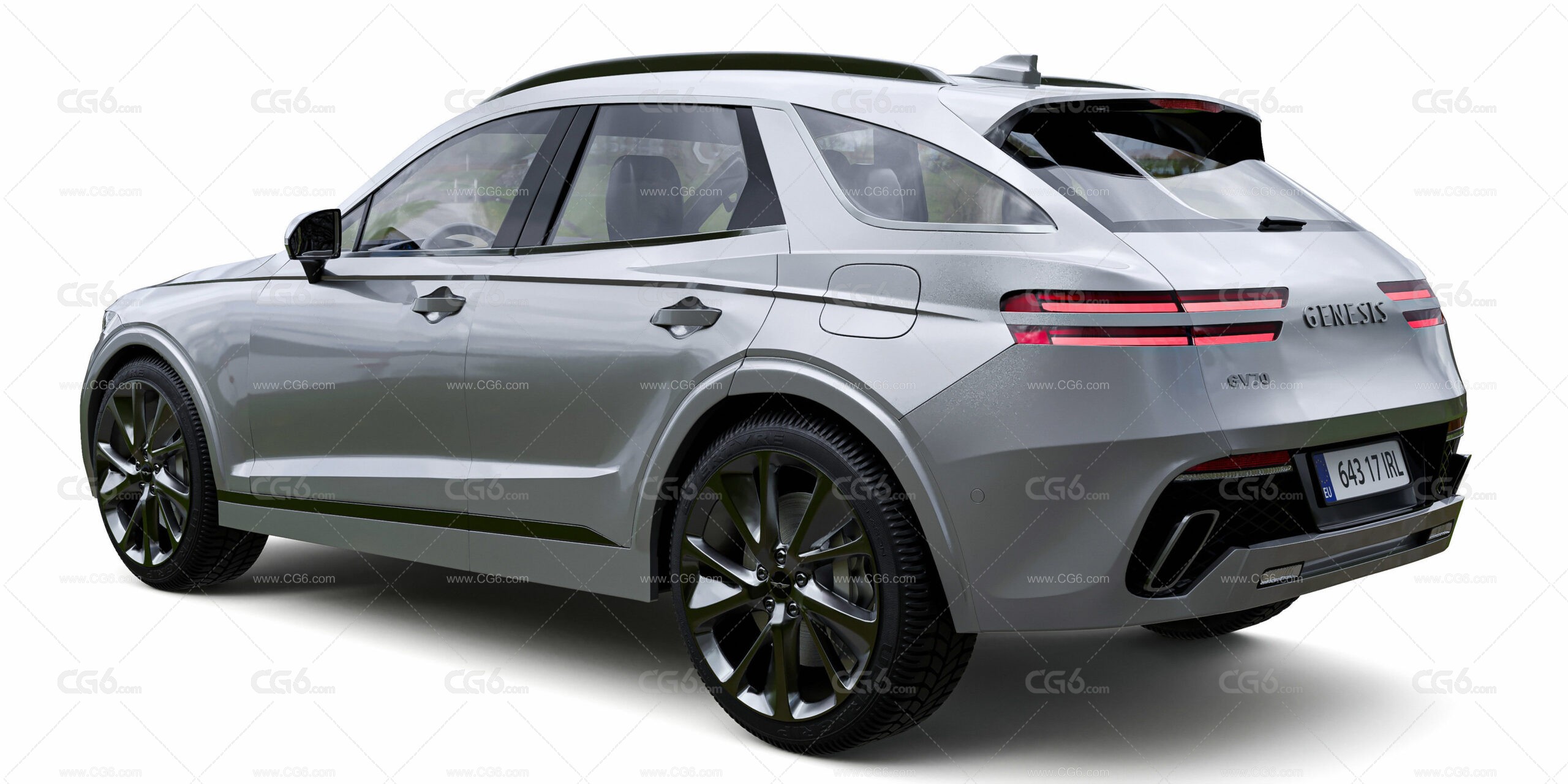 GV70 现代捷恩斯 豪华 SUV 2022 Genesis GV70汽车3D模型-1