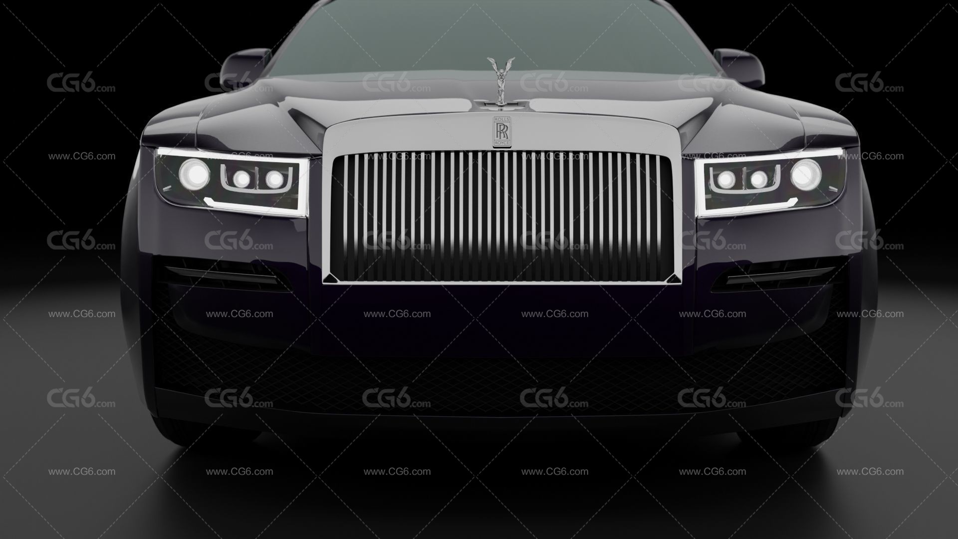 2020Rolls-RoyceGhost全新劳斯莱斯幻影汽车 豪华汽车带内饰3D模型-1