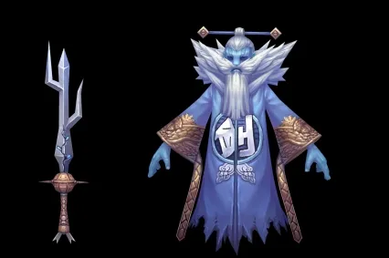魔君  鬼剑仙  魔山君 剑神 剑仙 老神仙 老道士 仙侠人物3D模型