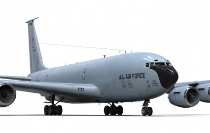 KC-135空中加油机模型 加油机 美军加油机 空中加油机 kc135 KC-135飞机3D模型