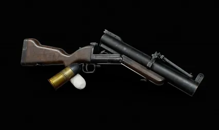M79榴弹枪 PBR次世代 榴弹发射器 美国枪支 近战武器 榴霰弹 信号弹 现代枪械3D模型