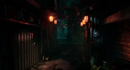 街道  小巷  黑暗小巷   红灯酒旅   酒吧 
